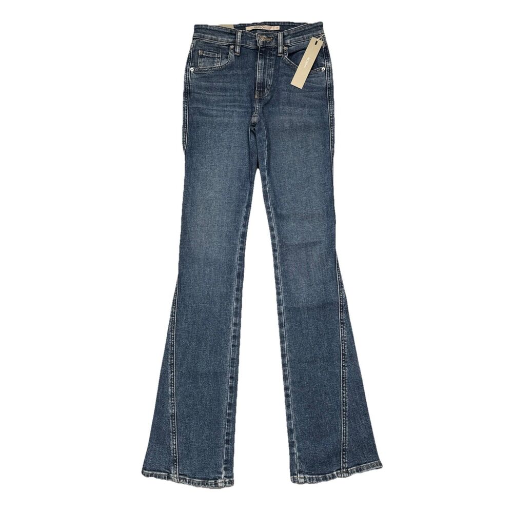 Hudson Barbara High Rise Baby Boot Jeans 24 (24x32) Blue Stretch Womens New NWT - Picture 2 of 11